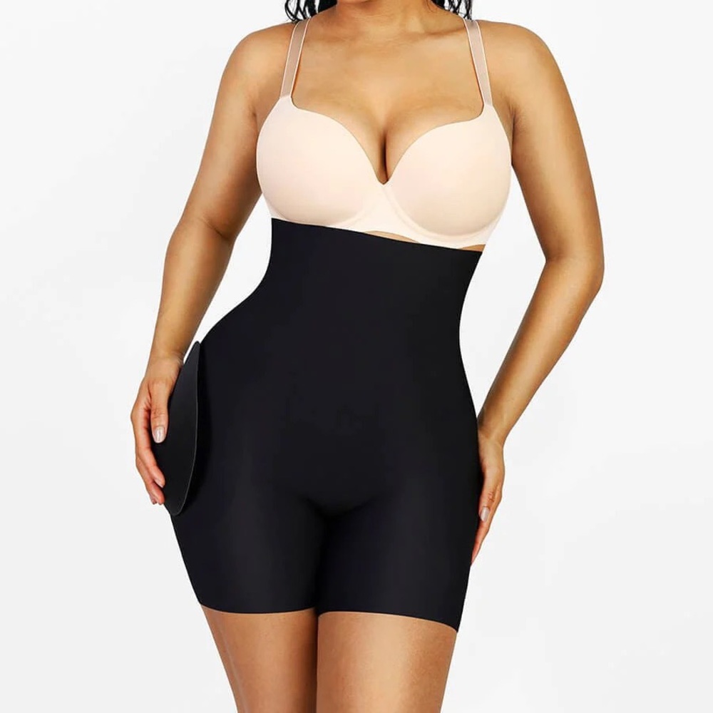 High-waisted Butt Lifter with removable hip pads